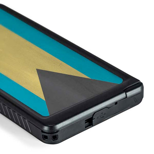Bahamas Flag Distressed Galaxy S24 Ultra Waterproof Case